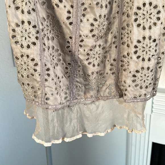 Marc Jacobs Eyelet Mesh Silk Top - Picture 3 of 7